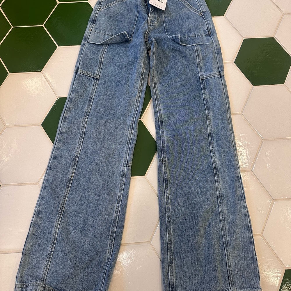 Princess Polly Mid Wash Jeans